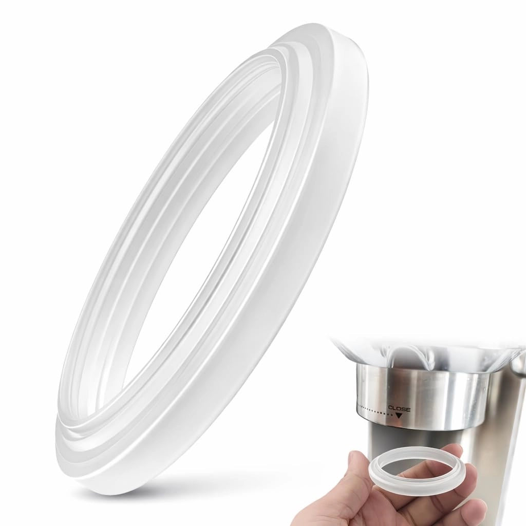 Guarnizione in silicone per macchine da caffè espresso, resistente al calore, bianca