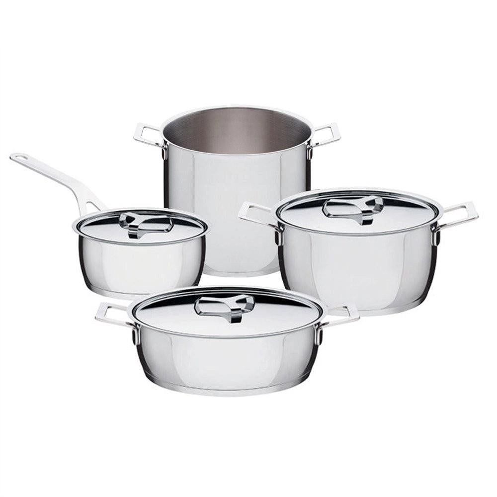 POTS&PANS, Set di 7 Pentole, Alessi