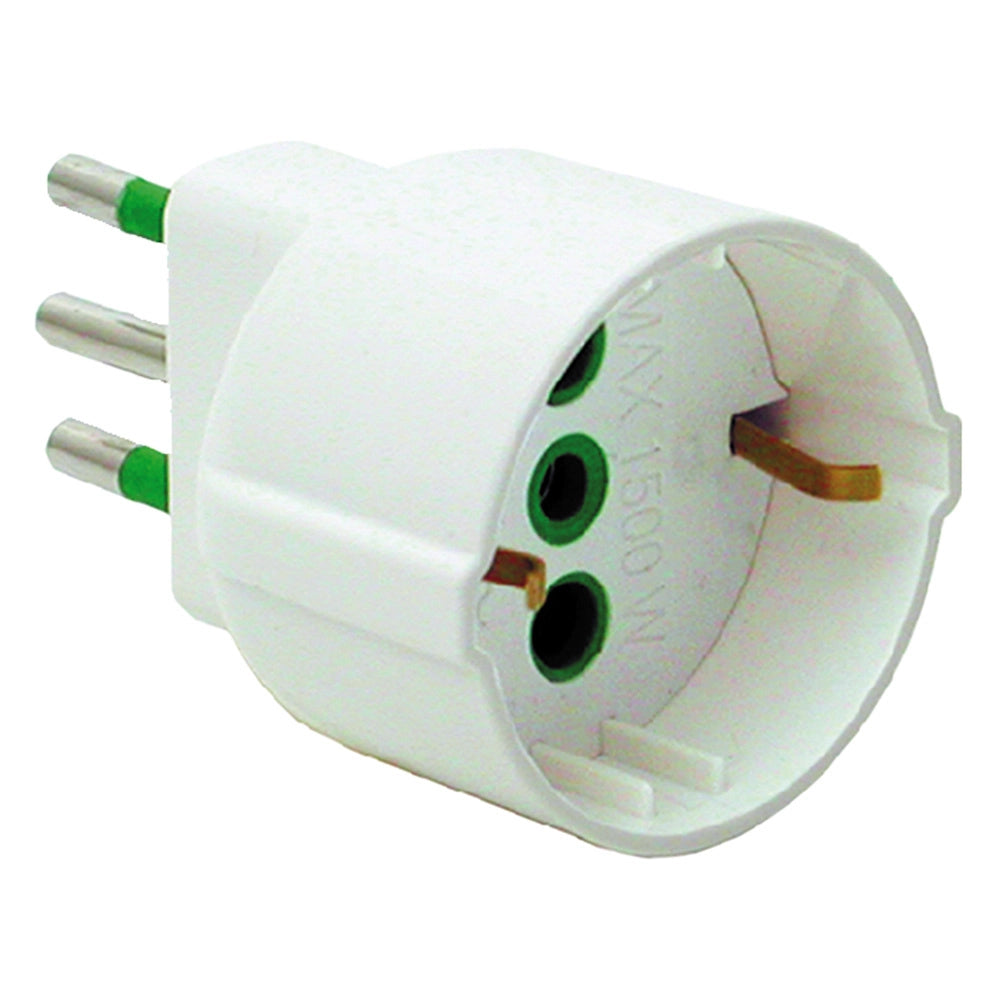 Adattatore singolo 2P + T 16A schuko
