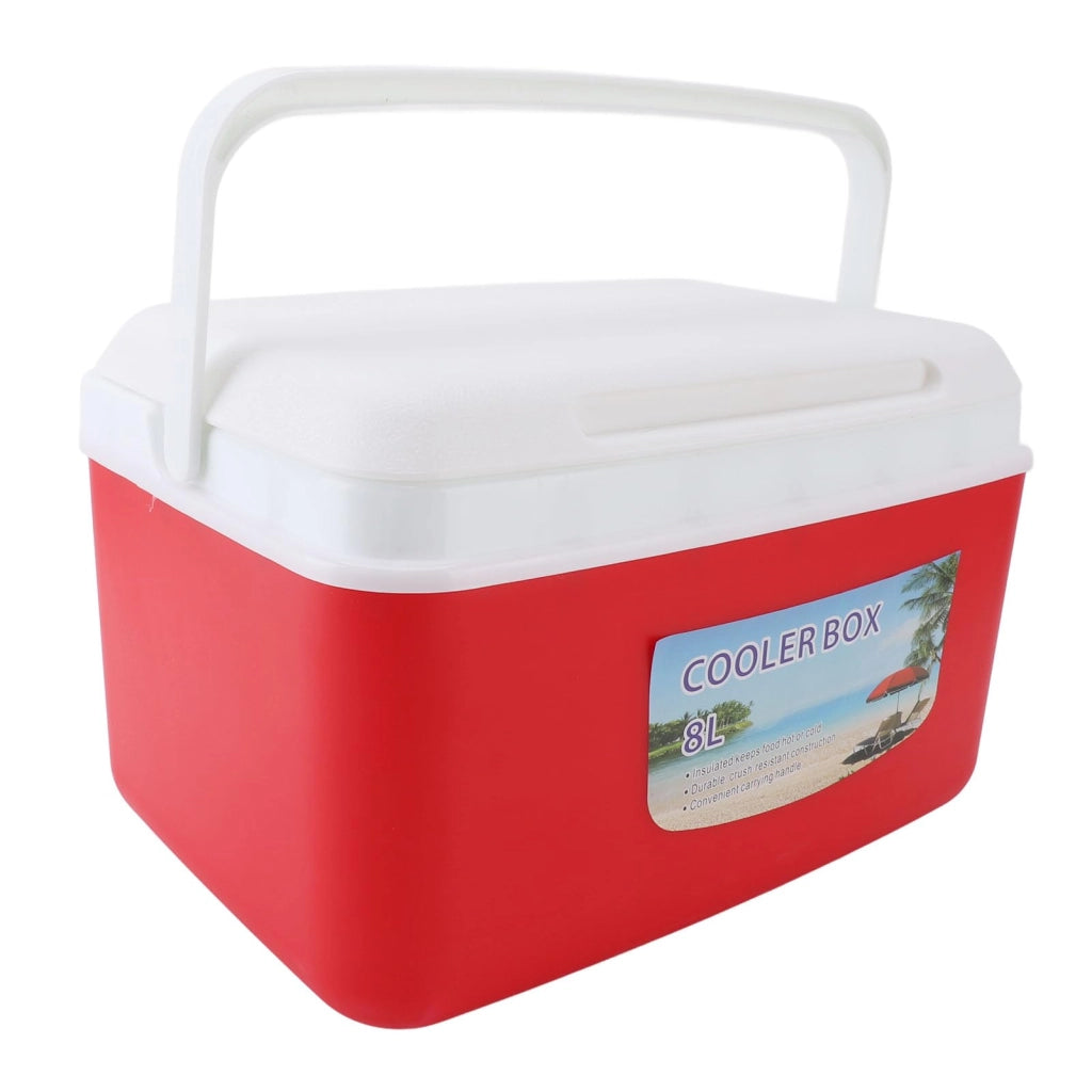 Borsa termica portatile da 8 litri, in plastica, isolata, ideale per campeggio e picnic