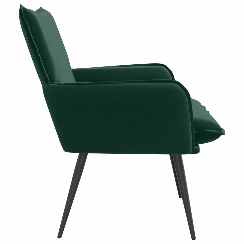 Poltrona Verde Scuro Velluto 42047725