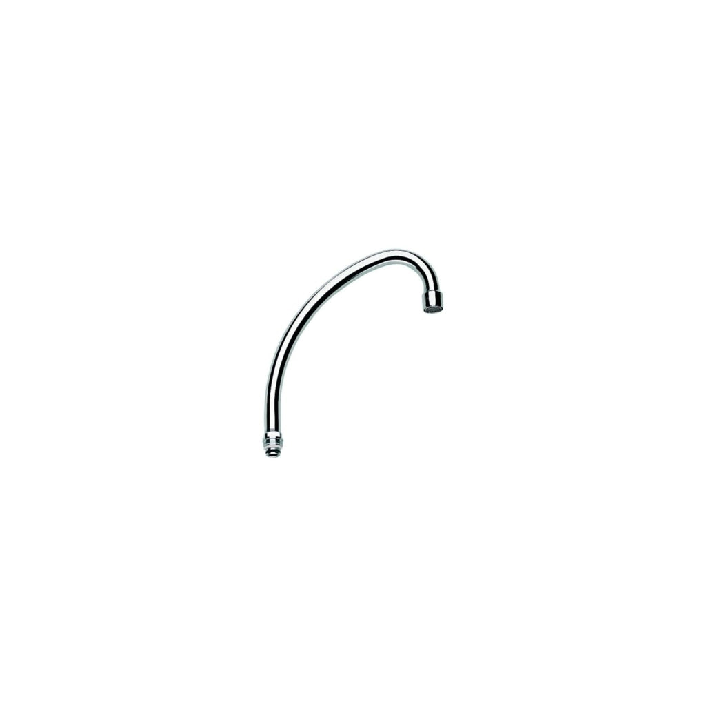 Beccuccio rotante per tubo, 13073000, sporgenza 185 mm, ottone, cromato