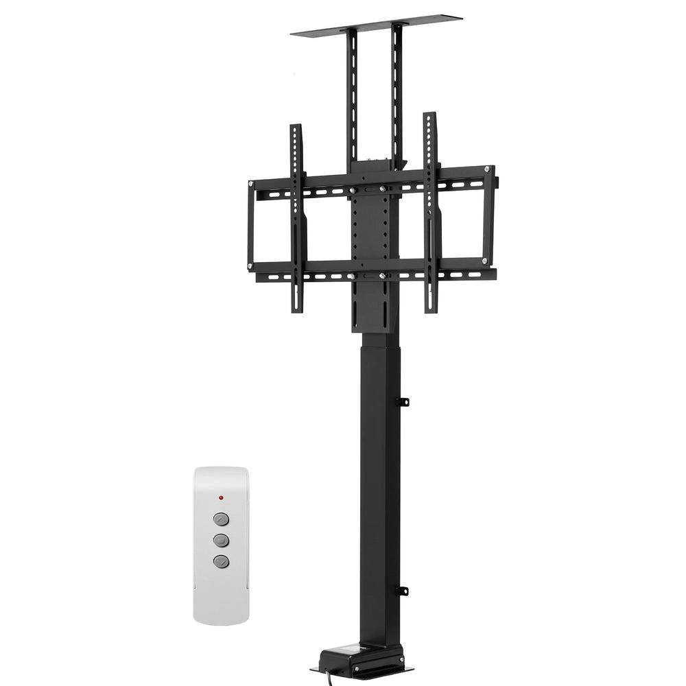 Supporto TV Motorizzato a Sollevamento con Telecomando, Staffa Verticale in Acciaio per TV 32-70 Pollici, VESA 600x400 mm, Carico 54 kg