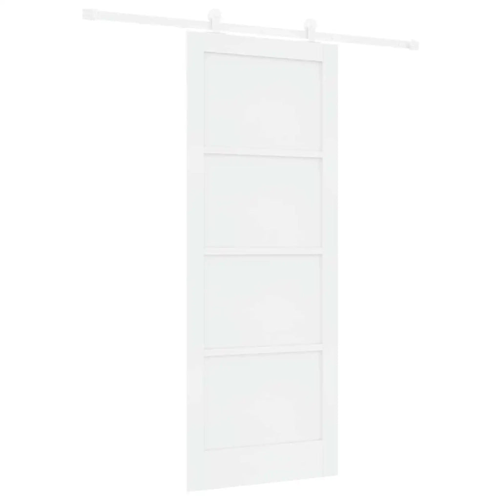 Porta scorrevole 83 x 211 cm Legno ingegnerizzato Bianco 3450040