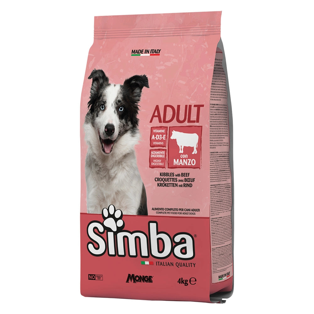 CROCCHETTE PER CANI 'SIMBA' manzo - kg 4