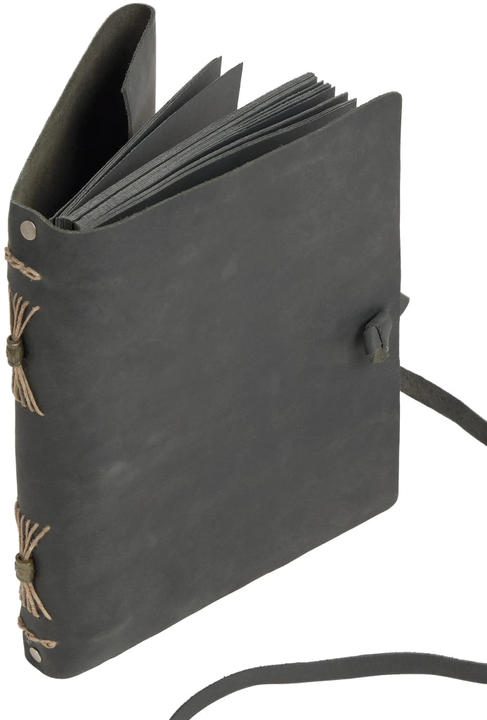 Album fotografico in pelle (nero) – 60 pagine, autoadesivo