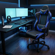 Poltrona da Gaming in Poliuretano Jinx Blu