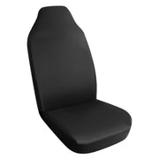 COPRISEDILE SINGOLO 'PARIGI' elasticizzato - tessuto in cotone - nero