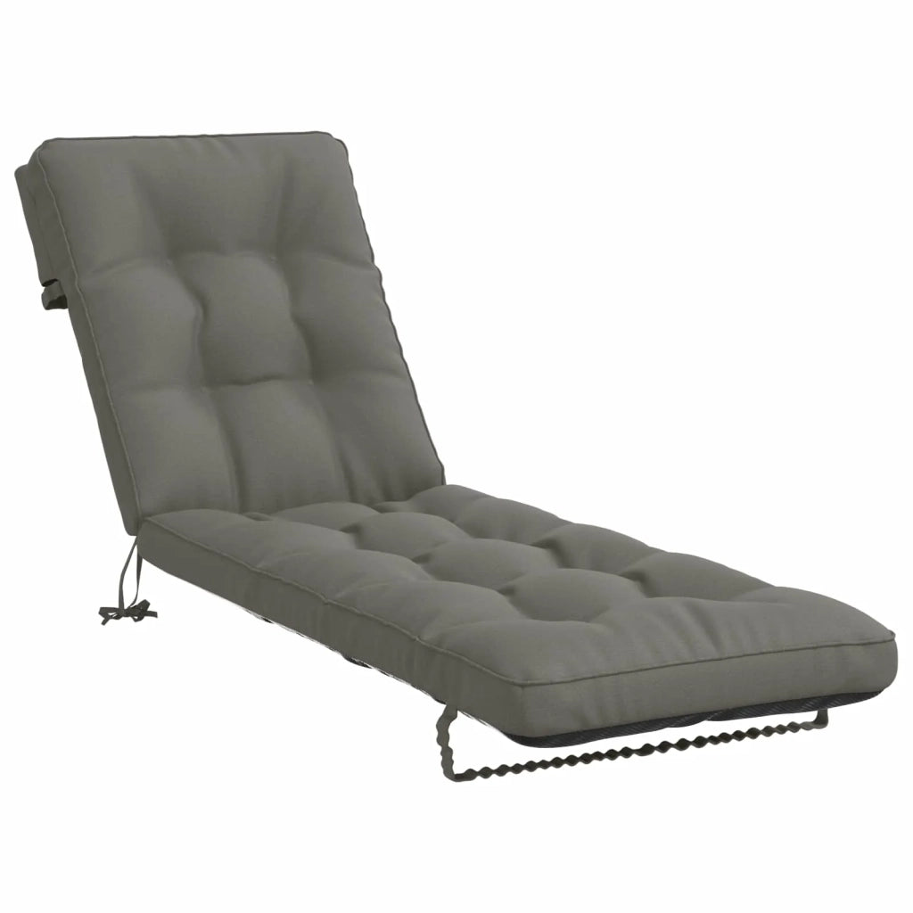 Cuscino per Lettino VIANEN 100% Poliestere Grigio 953852