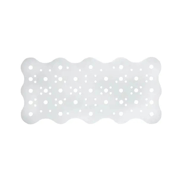 Tappeto vasca Oceano bianco antiscivolo con ventose 33 × 70 cm