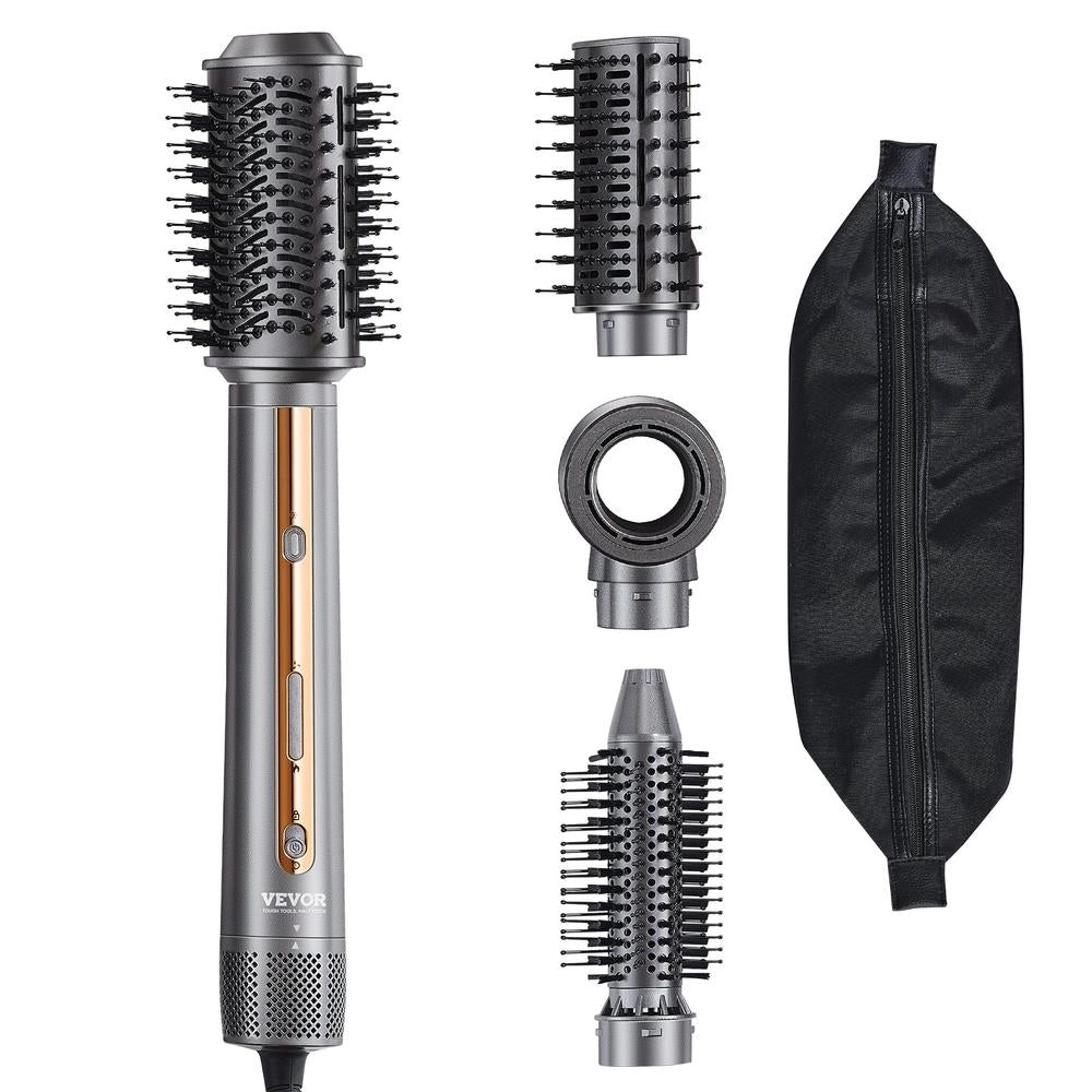 Styler ad Aria Calda e Spazzola Asciugacapelli Ionica 1600W CT-302i con 3 Spazzole e 1 Ugello Regolabile Multifunzionale per Casa
