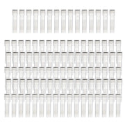 100 provette da 1,5 ml con coperchio, trasparenti