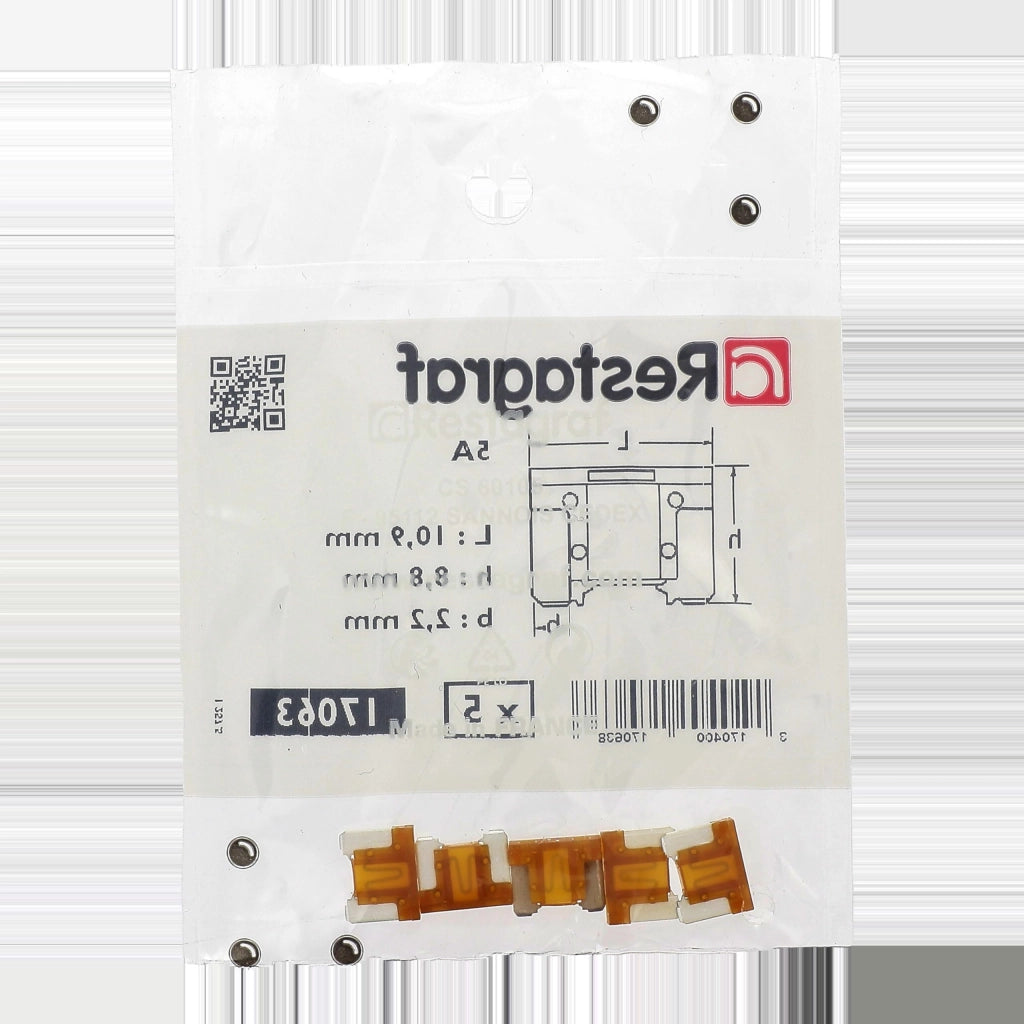 Fusibile Mini LP, beige, 58 V/5 A, confezione da 1 pezzo