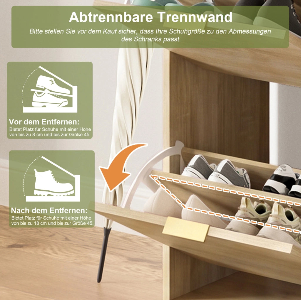 Set ingresso 4 elementi con scarpiera, panca, specchio e appendiabiti 130 x 30 x 174 cm