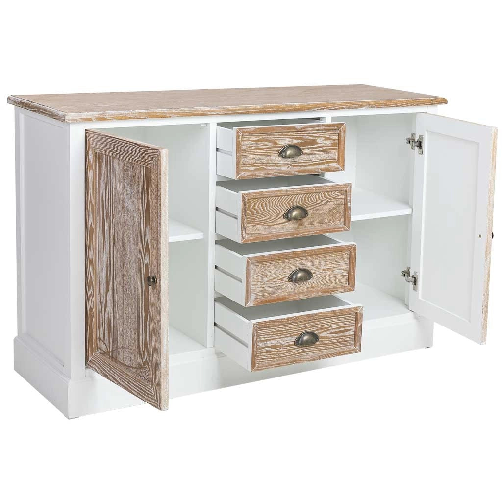 Credenza in legno marrone 124x40x80h cm