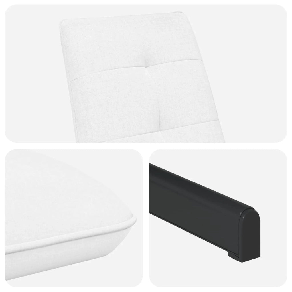 Sedia girevole Bianco Tessuto 42045545