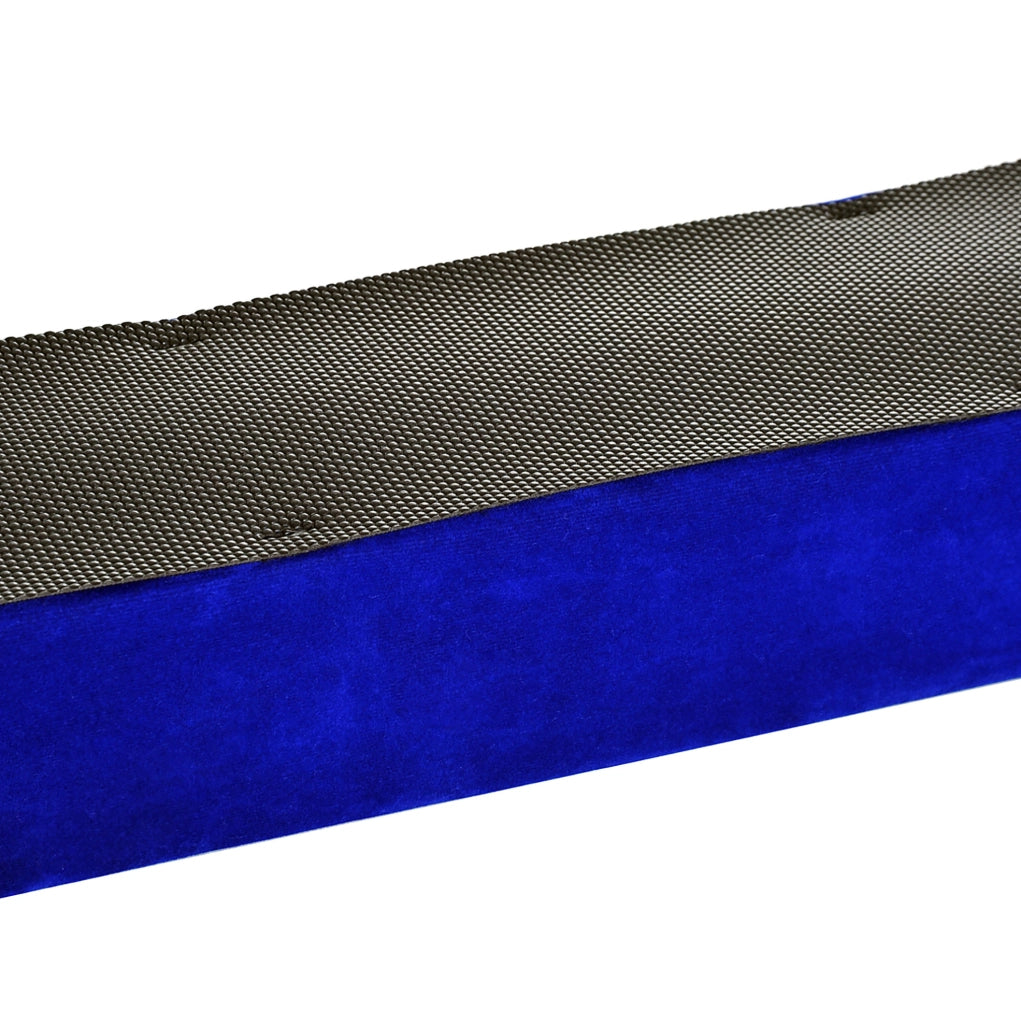 TRAVE DA GINNASTICA pieghevole 110 x 12 x 15 cm blu