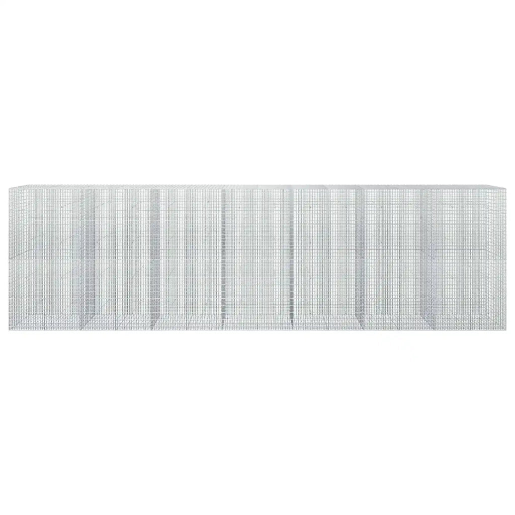 Gabione con Filo da 5 mm e Rete da 5x2,5 cm 700x30x200 cm 3463736