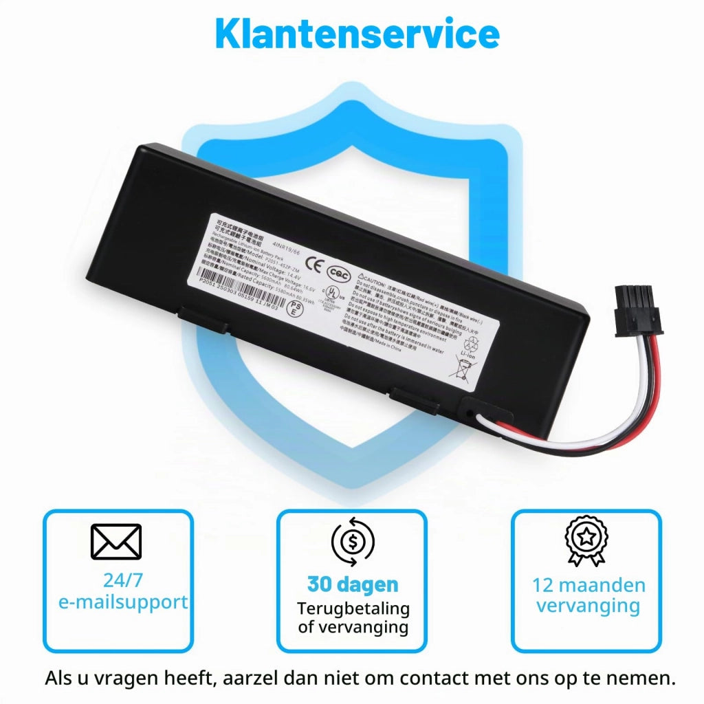 Batteria da 5600 mAh per Xiaomi Mop 2S, Conga 3290-3890, Viomi V3
