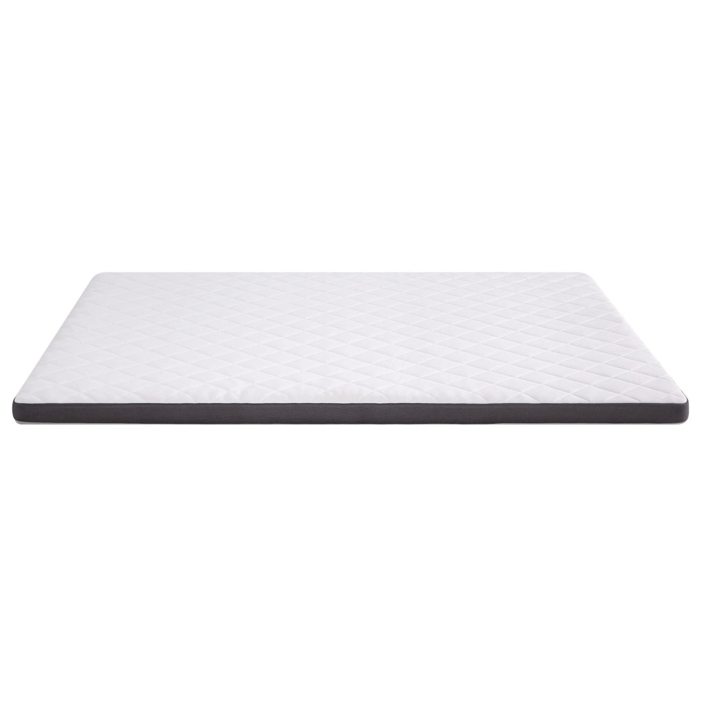 MATERASSO H3 in schiuma a 7 zone bianco e grigio