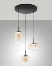 Lampada Sospensione Brio LED 21W Cognac Sfumato Fabas Luce