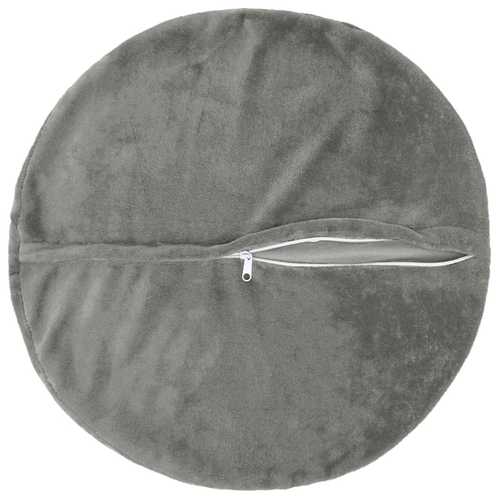 Federa 6 pz HEERLEN Grigio Scuro Diam. 60 cm Flanella 923108