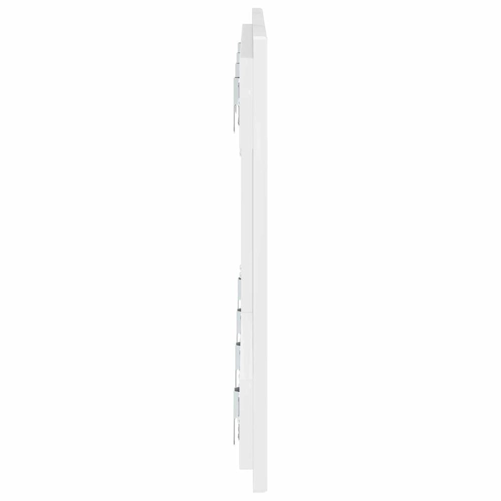 Testiera da Muro EDE Bianco Lucido Legno ingegnerizzato
