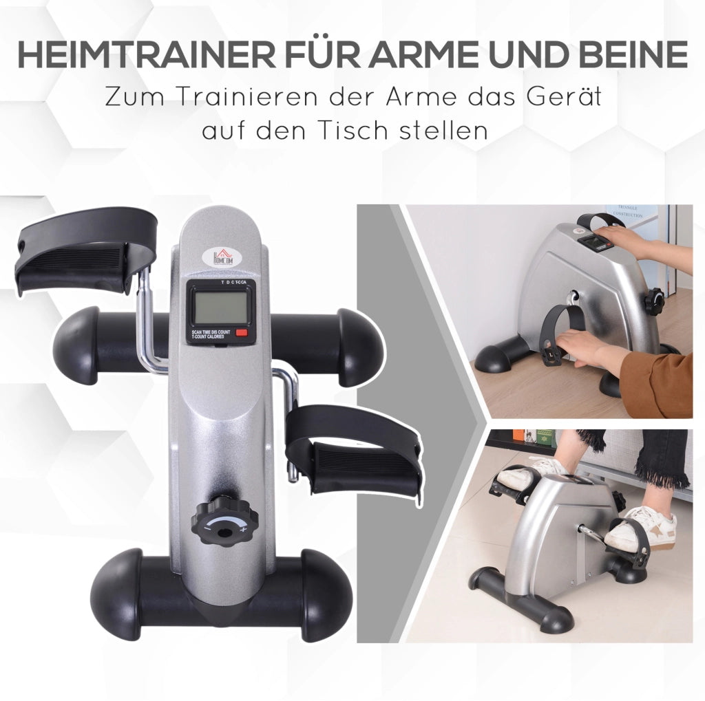 PEDALIERA per braccia e gambe 35x40x30 cm argento con display LCD