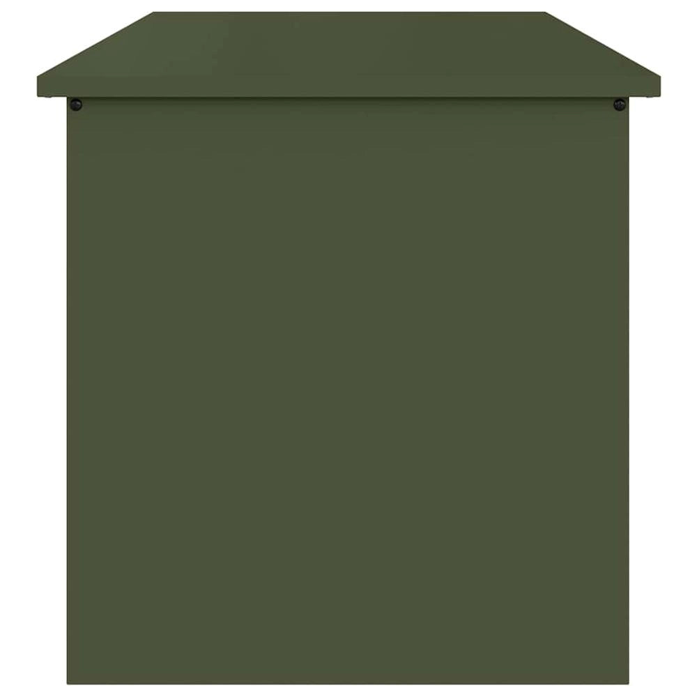 Cassa per cuscini da giardino Acciaio zincato 80 x 50,5 x 50 cm