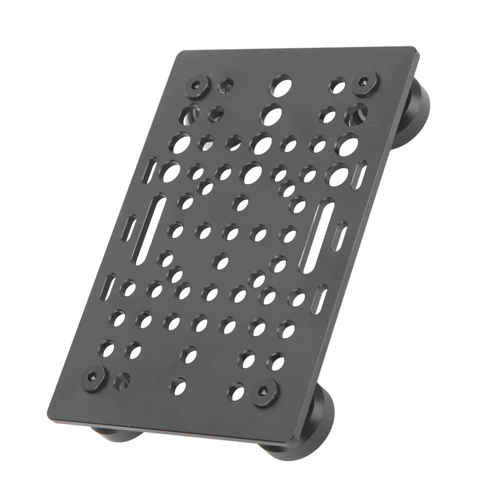 Piastra portale in alluminio, da 20 a 80 mm, con scanalatura a V per stampanti 3D