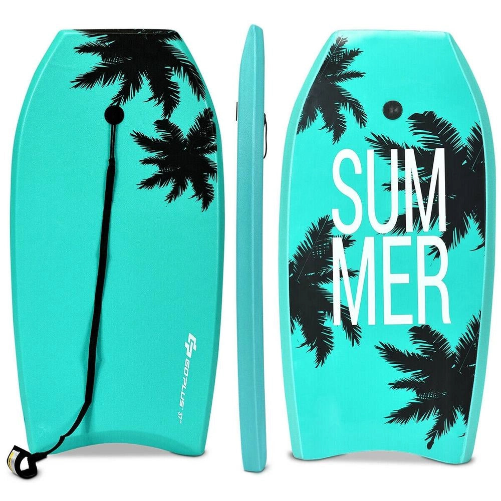 Tavola da Surf Bodyboard 33/37/41 Inch Leggera con Nucleo in EPS e Leash da Polso