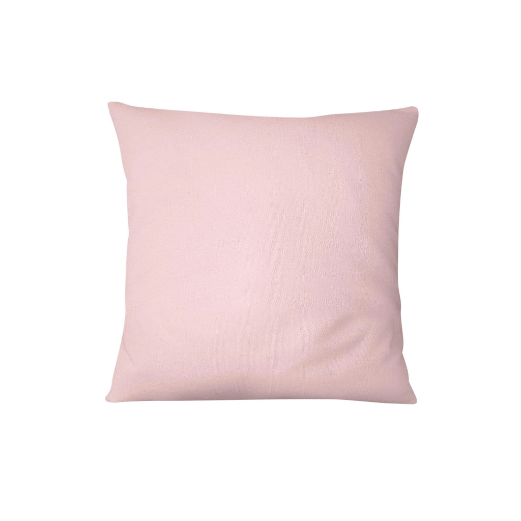 Custodia per cuscino, 60x60 cm, rosa chiaro, in poliestere, con cerniera