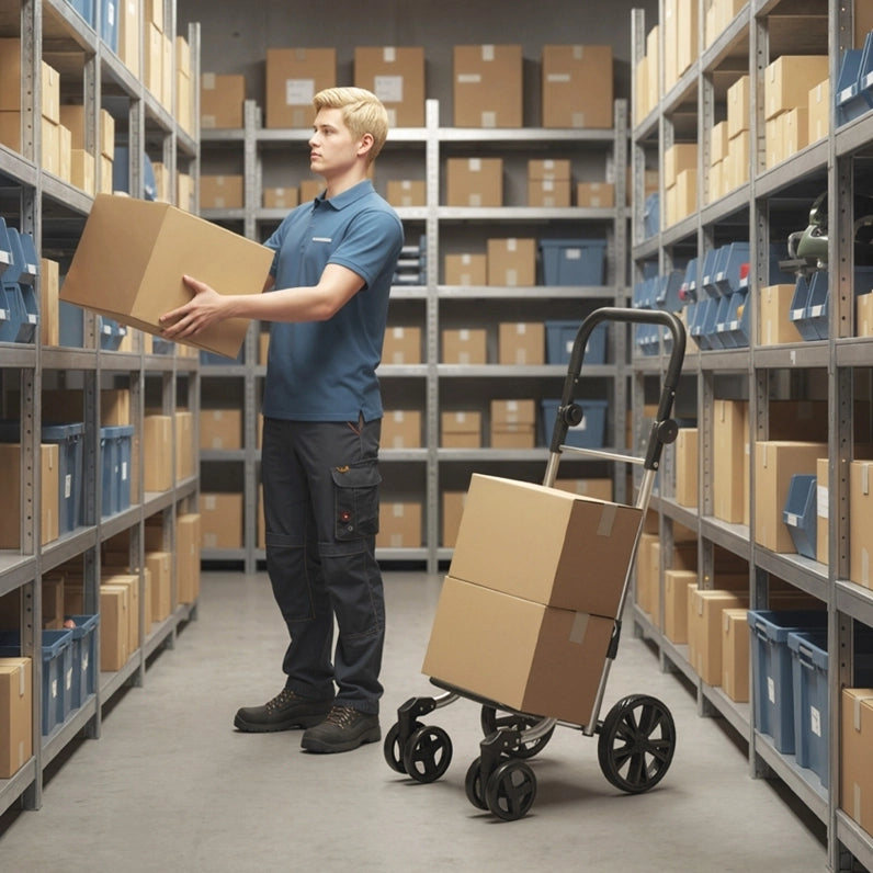 Carrello della spesa pieghevole da 46 l grigio scuro