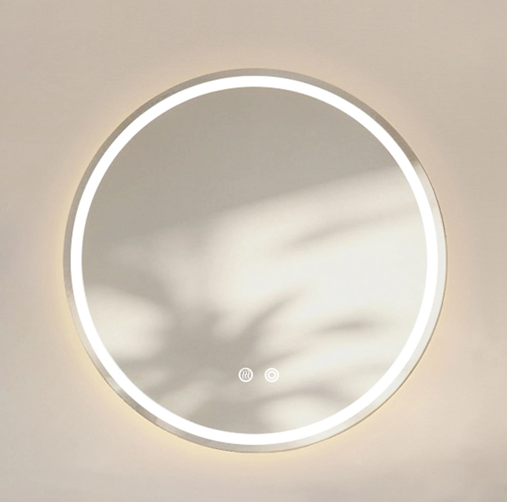 Specchio da bagno con luce regolabile e funzione antiappannamento