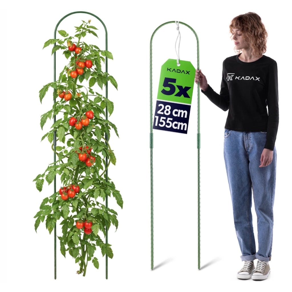 KADAX 5 Supporti ad Arco per Piante 33x150 cm