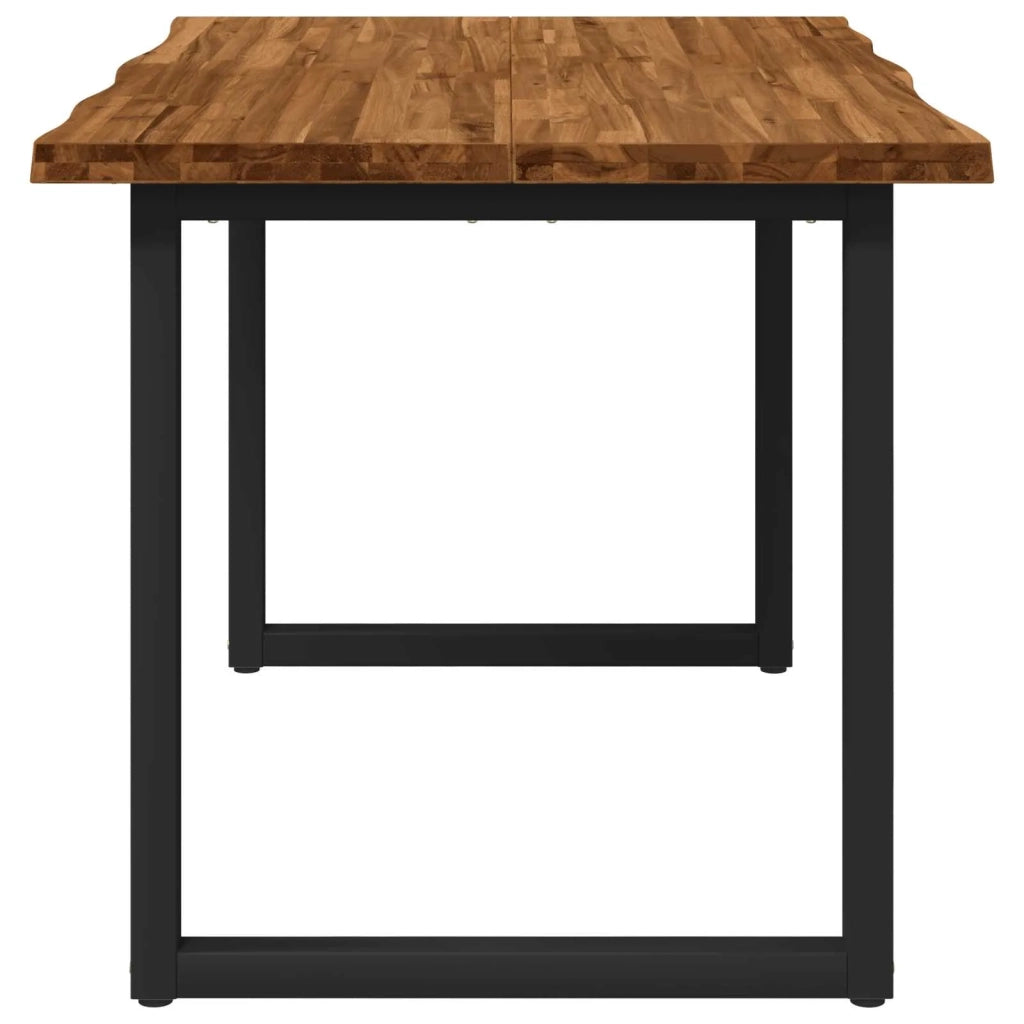 Tavolo da pranzo con bordo vivo 120 x 80 x 75 cm 938901