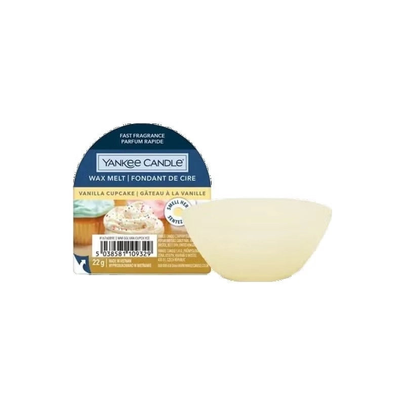 Cera profumata da fondere Yankee Candle Vanilla Cupcake 22 g