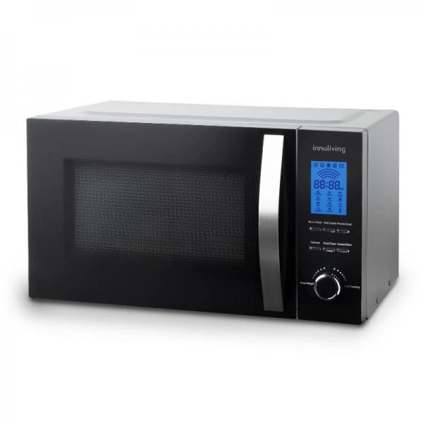 Innoliving Forno Microonde Grill 23lt 1000+800w Silver/nero Inn-862s