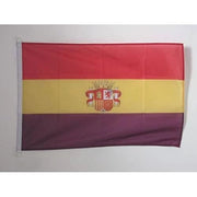 Bandiera della Spagna, Repubblica, stemma, 45x30 cm
