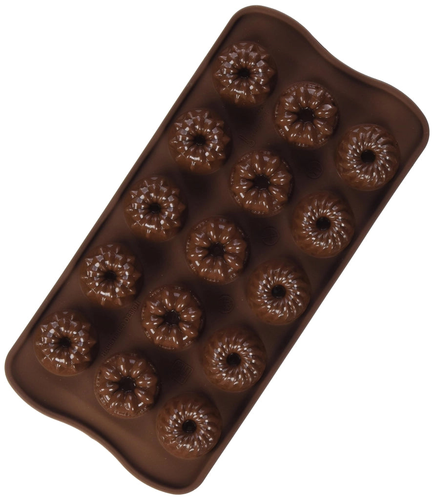 Stampo in silicone per mini tortine, confezione da 15, diametro 28,5 cm, altezza 15 mm
