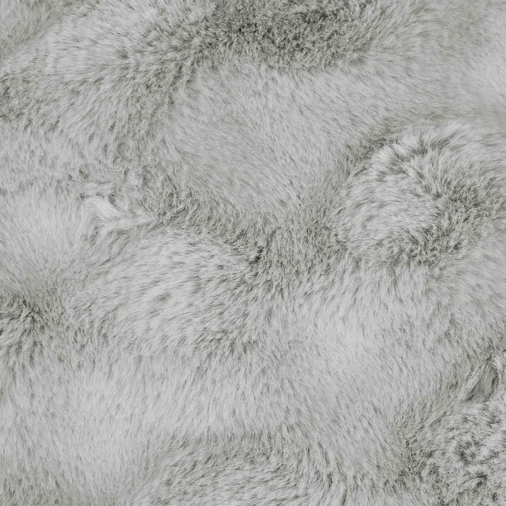 Coperta antiscivolo in sintetica di coniglio OLITE Grigio