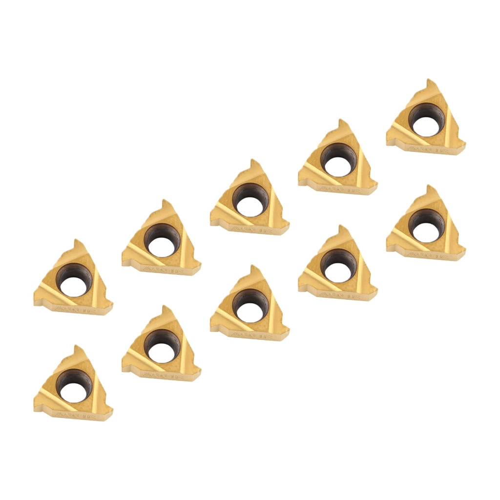 10 inserti di metallo duro per utensili da taglio CNC, modello 11IR, grado A60