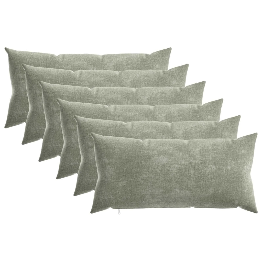 Cuscino da Lanciare 6 pz HEERLEN Verde 40 x 70 cm 925394
