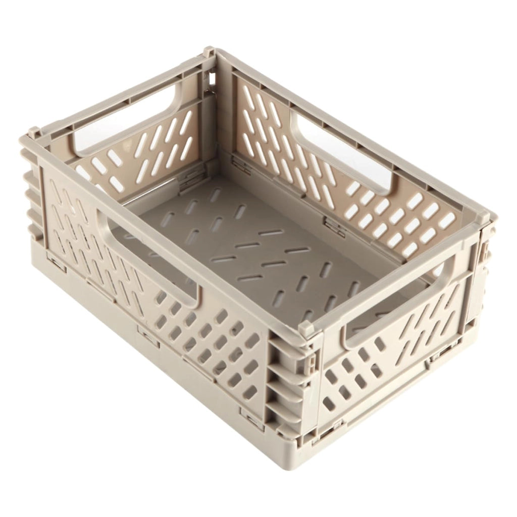 Contenitore pieghevole, grigio, 22x14,7x9,3 cm, in PP