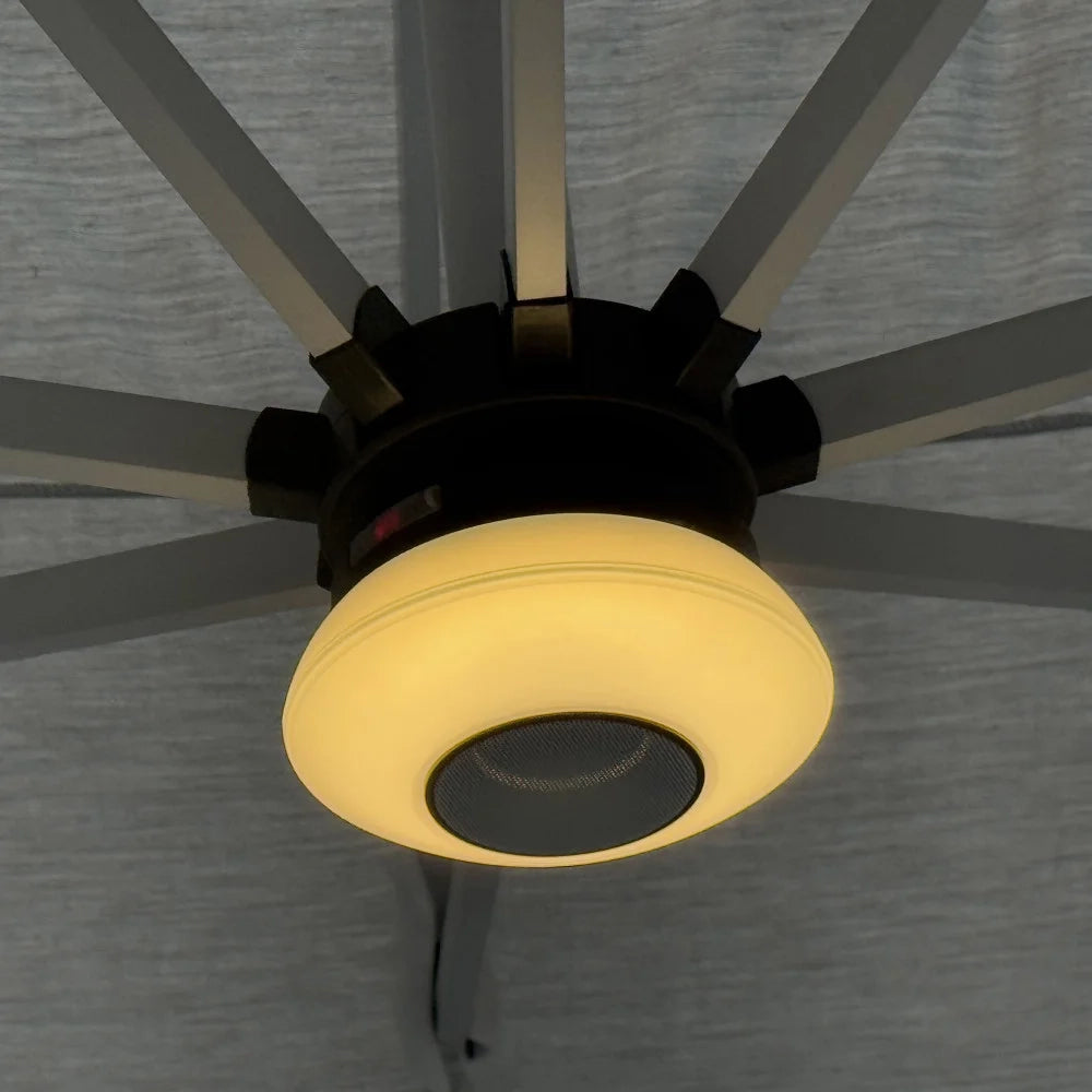 Modulo LED con Cassa Bluetooth per Ombrellone Piave Taupe