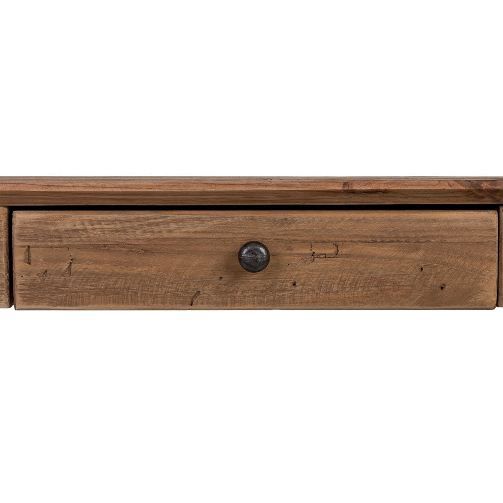 Mobile ingresso in legno marrone 95x35x76h cm