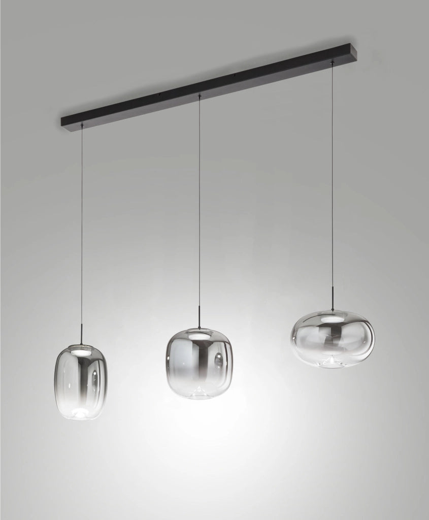 Lampada a Sospensione Brio Grigio Chiaro LED 42W - Fabas Luce