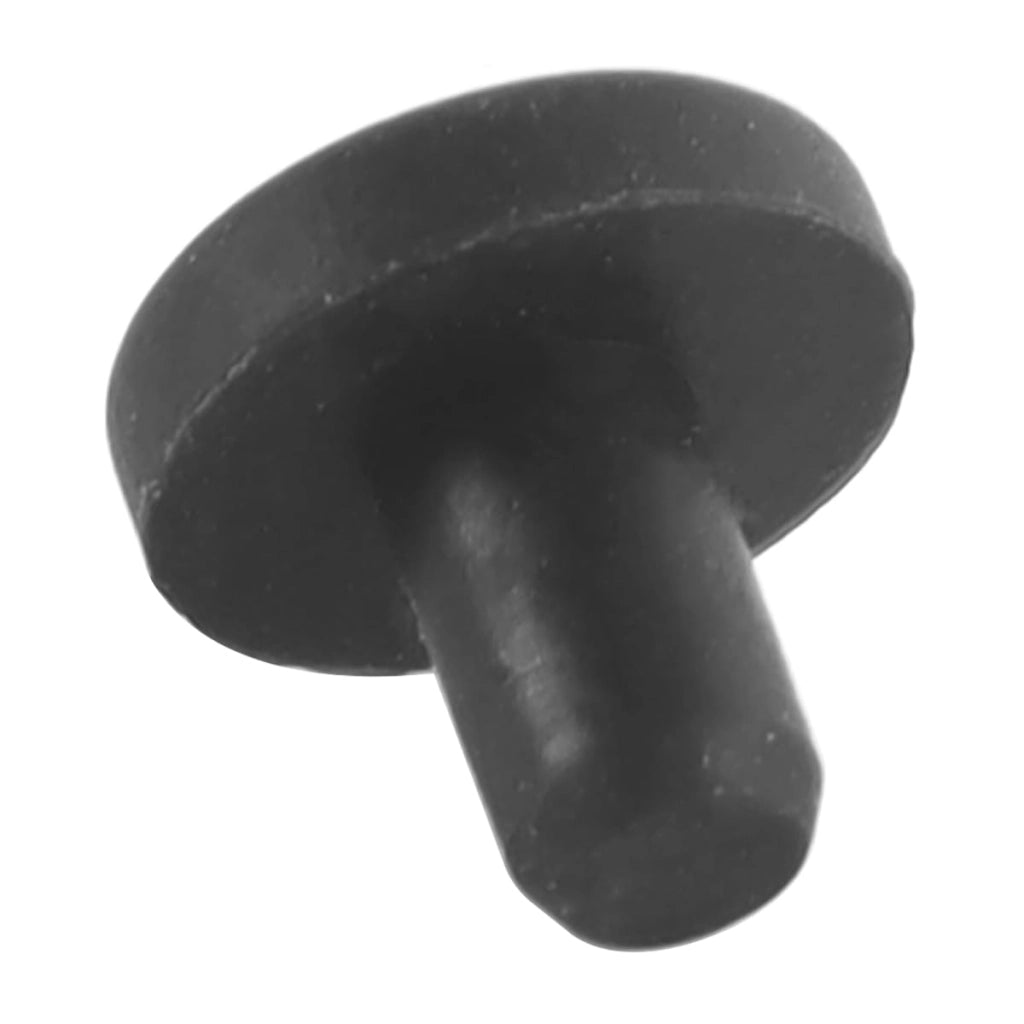 Tappi in silicone, 50 pezzi, da 5 mm, per fori da 4,8 mm, colore nero