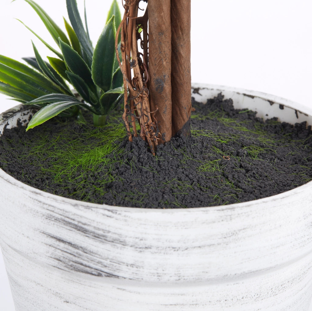 PIANTA ARTIFICIALE Lavanda 60 cm Verde in plastica Set da 2 pezzi