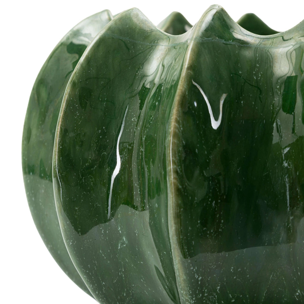 Batase, Vaso Disegno con Cactus, Verde